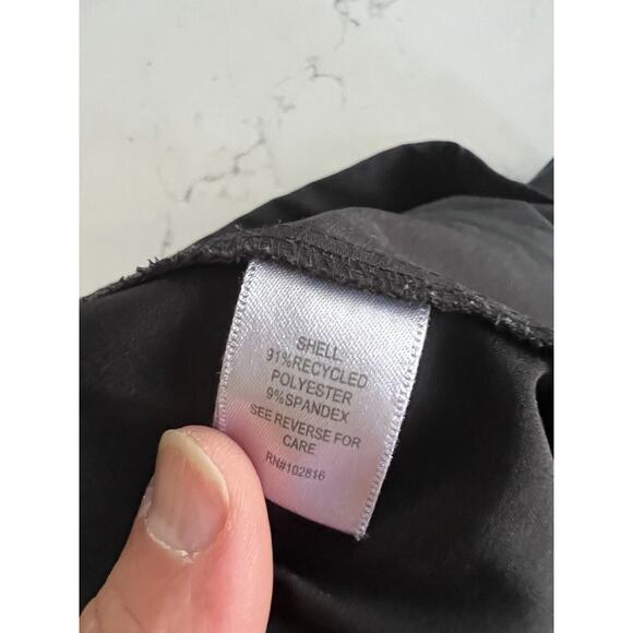 Garnet Hill Recycled Commuter Trousers Athleisure Pants Black Xsmall - Picture 5 of 6